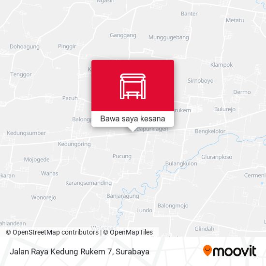 Peta Jalan Raya Kedung Rukem 7