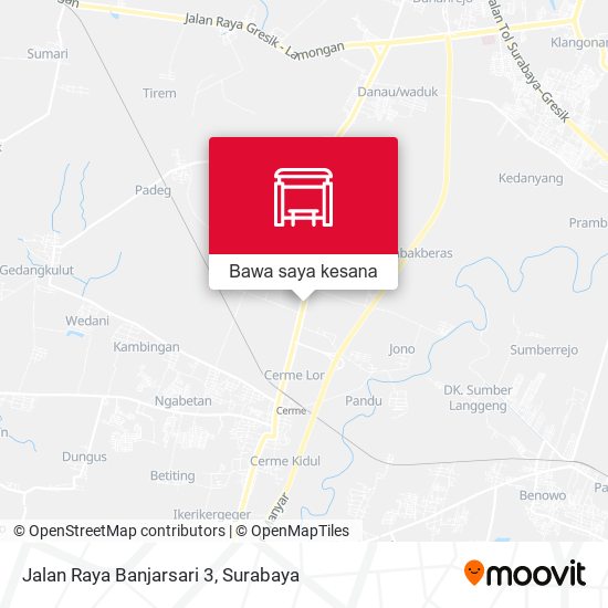 Peta Jalan Raya Banjarsari 3