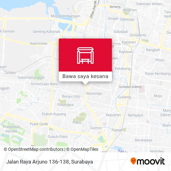 Peta Jalan Raya Arjuno 136-138