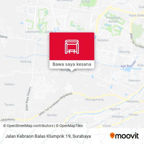 Peta Jalan Kebraon Balas Klumprik 19