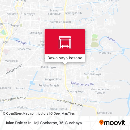Peta Jalan Dokter Ir. Haji Soekarno, 36