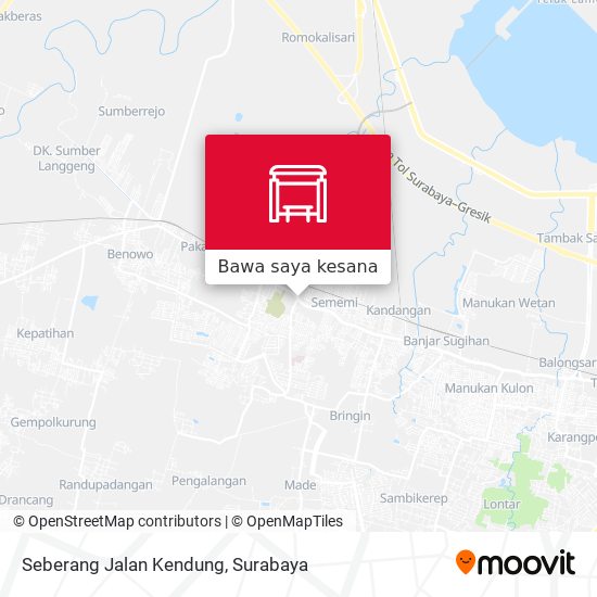 Peta Seberang Jalan Kendung