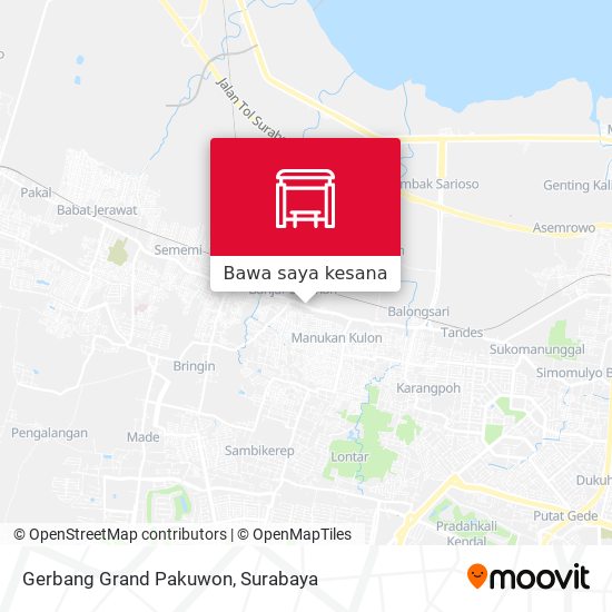 Peta Gerbang Grand Pakuwon