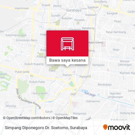 Peta Simpang Diponegoro Dr. Soetomo