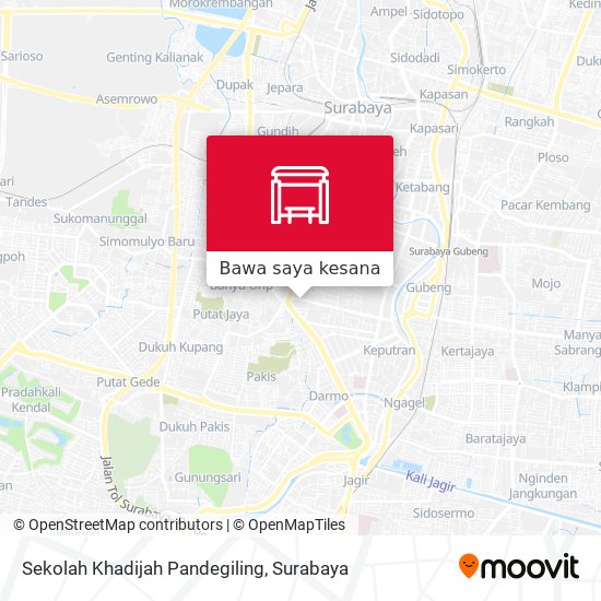 Peta Sekolah Khadijah Pandegiling