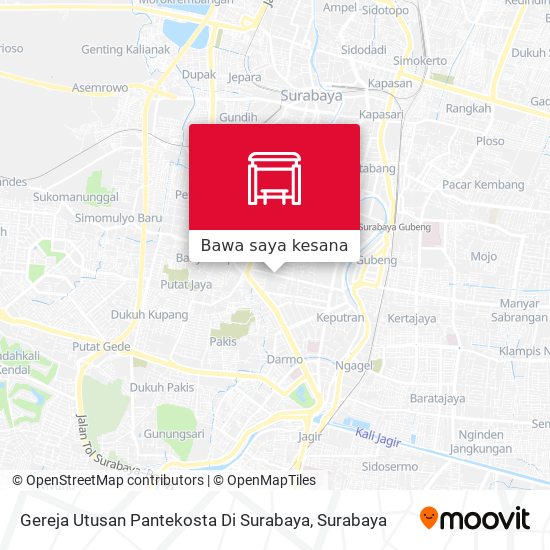 Peta Gereja Utusan Pantekosta Di Surabaya