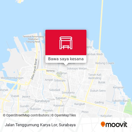 Peta Jalan Tenggumung Karya Lor