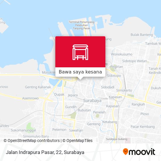 Peta Jalan Indrapura Pasar, 22