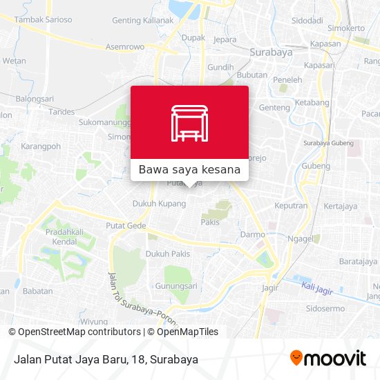 Peta Jalan Putat Jaya Baru, 18