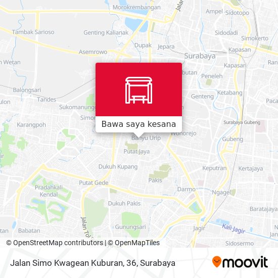 Peta Jalan Simo Kwagean Kuburan, 36