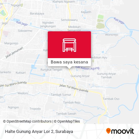 Peta Halte Gunung Anyar Lor 2