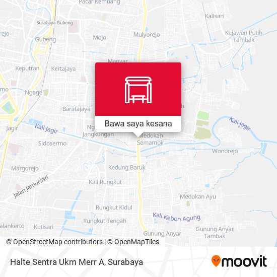 Peta Halte Sentra Ukm Merr A