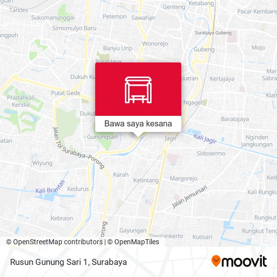 Peta Rusun Gunung Sari 1