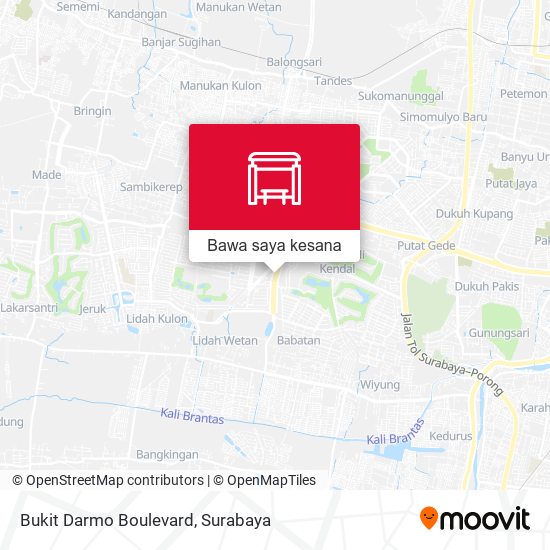 Peta Bukit Darmo Boulevard