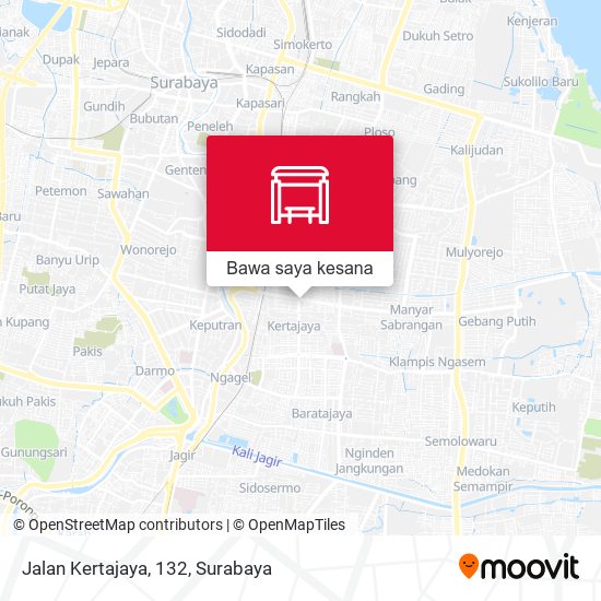 Peta Jalan Kertajaya, 132