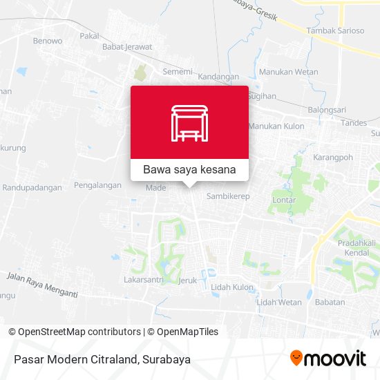 Peta Pasar Modern Citraland