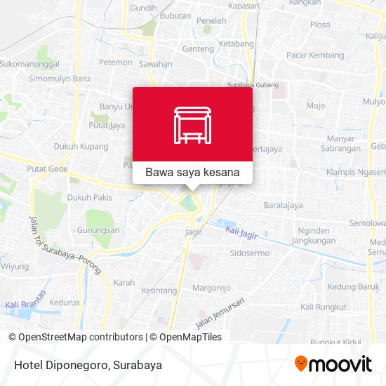 Peta Hotel Diponegoro
