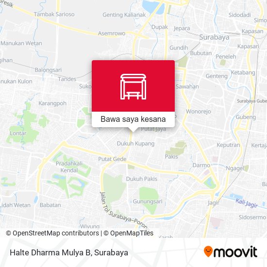 Peta Halte Dharma Mulya B