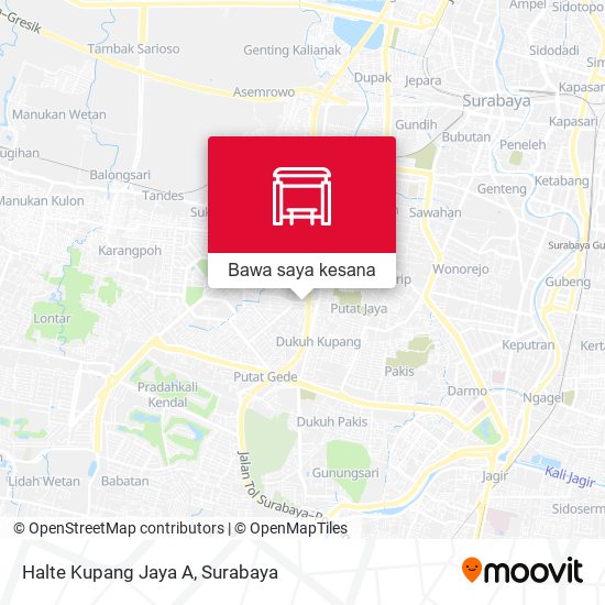Peta Halte Kupang Jaya A
