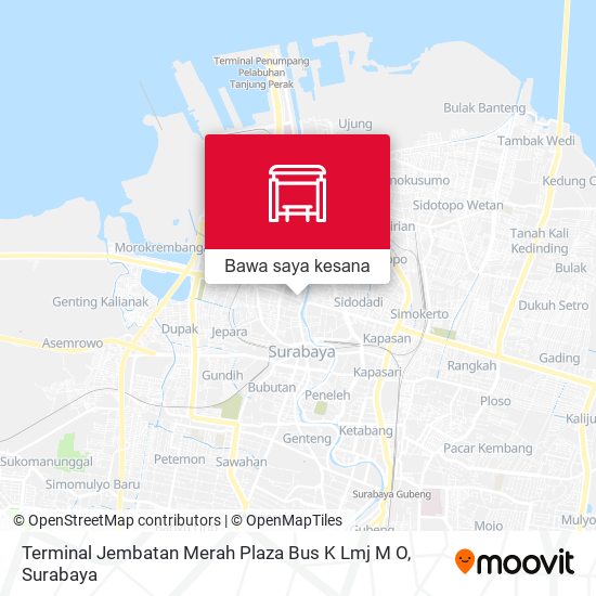 Peta Terminal Jembatan Merah Plaza Bus  K Lmj M O