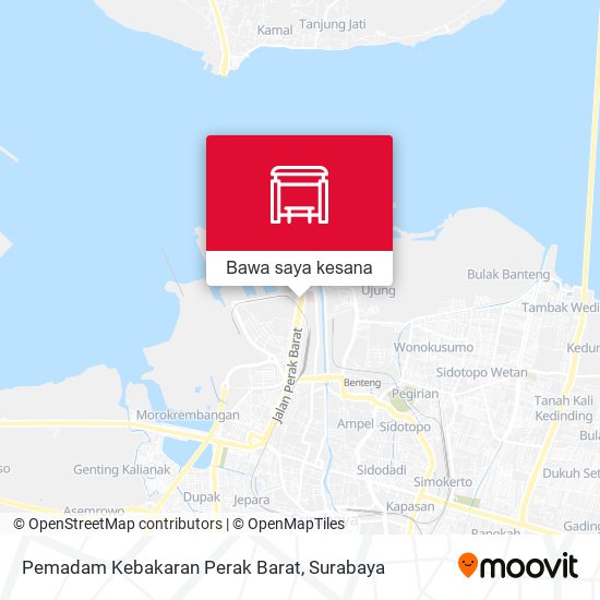 Peta Pemadam Kebakaran Perak Barat