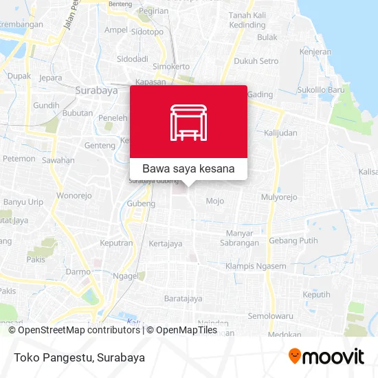 Peta Toko Pangestu