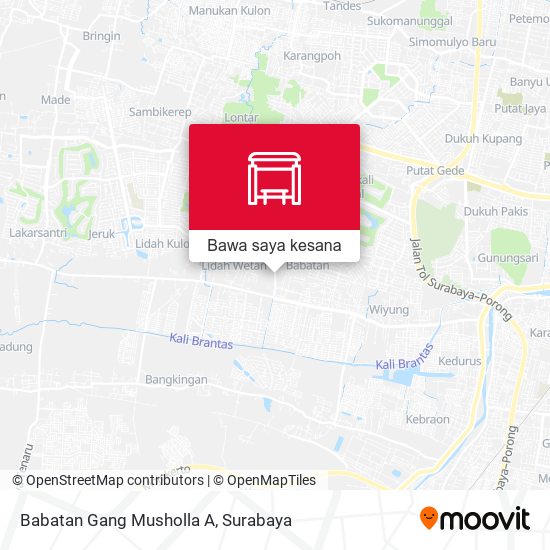 Peta Babatan Gang Musholla A