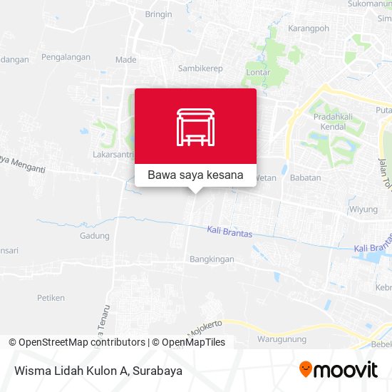 Peta Wisma Lidah Kulon A