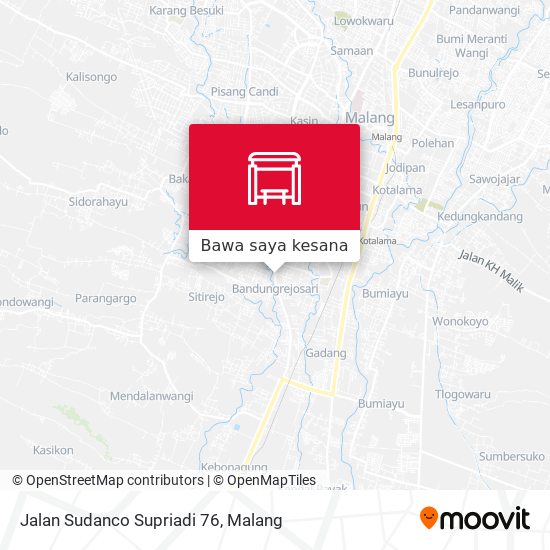 Peta Jalan Sudanco Supriadi 76