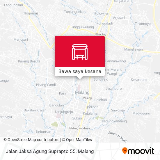 Peta Jalan Jaksa Agung Suprapto 55