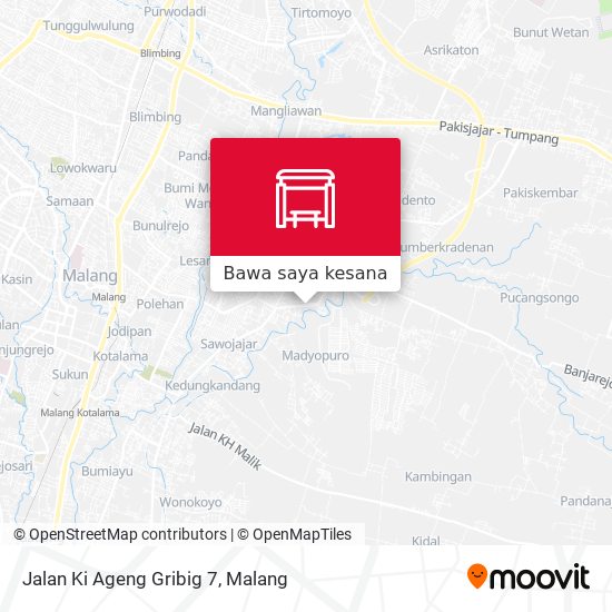 Peta Jalan Ki Ageng Gribig 7