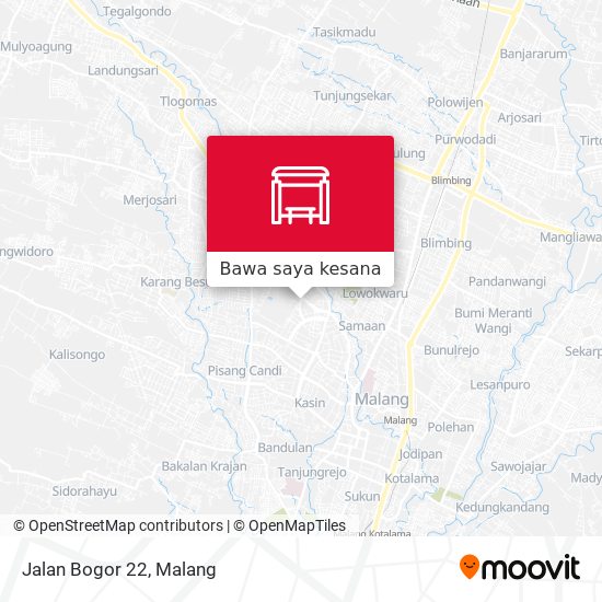 Peta Jalan Bogor 22