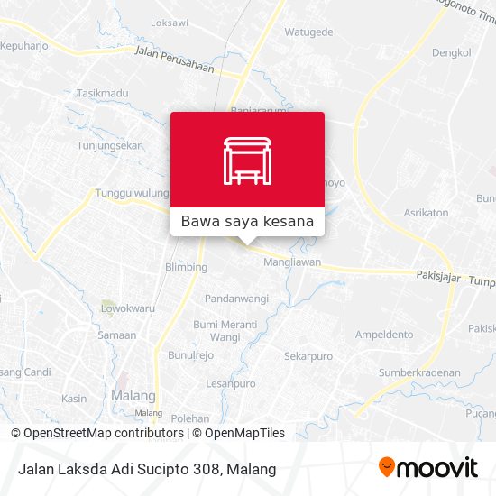 Peta Jalan Laksda Adi Sucipto 308