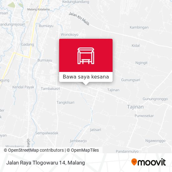 Peta Jalan Raya Tlogowaru 14