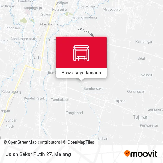 Peta Jalan Sekar Putih 27