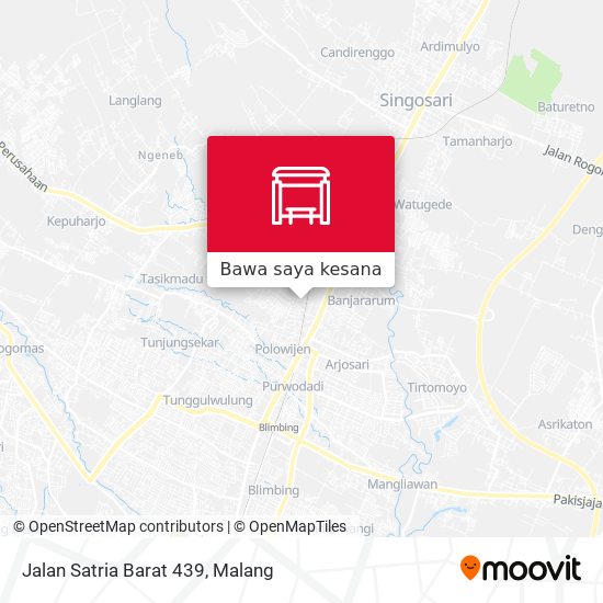 Peta Jalan Satria Barat 439