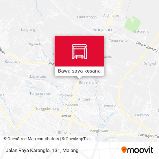 Peta Jalan Raya Karanglo, 131