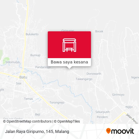 Peta Jalan Raya Giripurno, 145