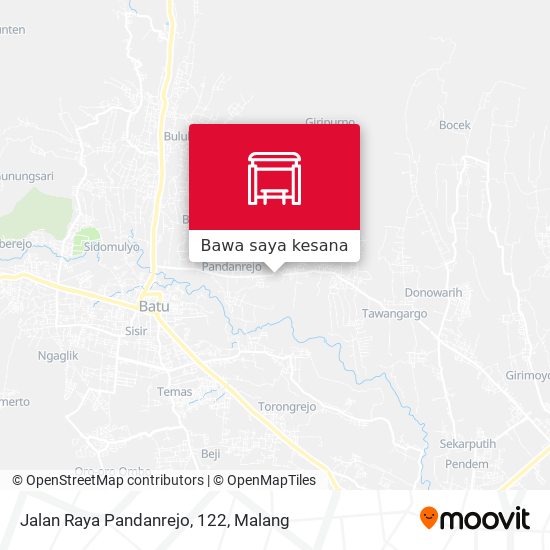 Peta Jalan Raya Pandanrejo, 122