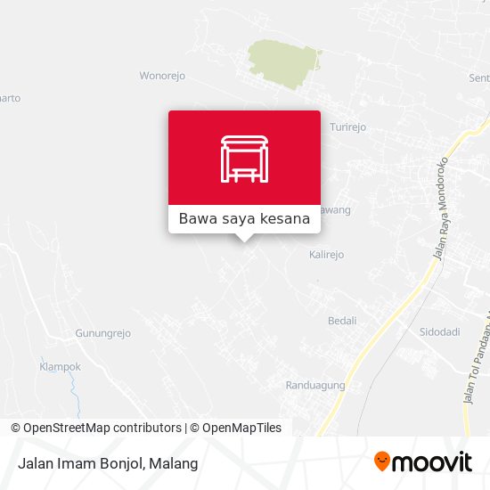 Peta Jalan Imam Bonjol