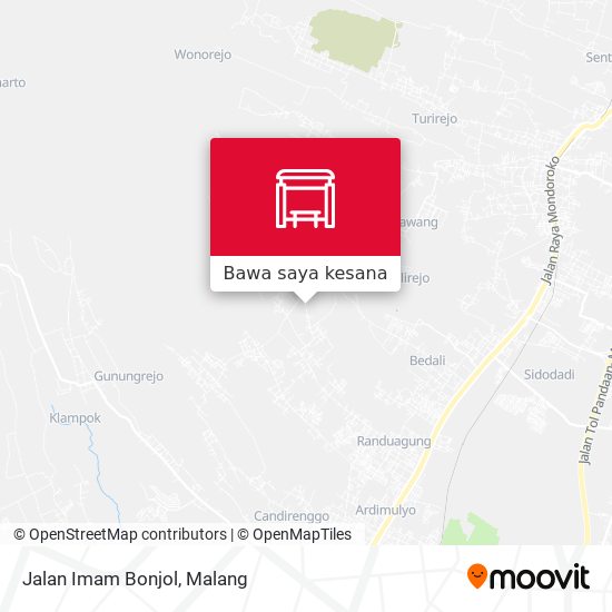 Peta Jalan Imam Bonjol