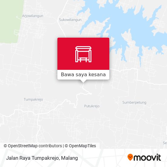 Peta Jalan Raya Tumpakrejo