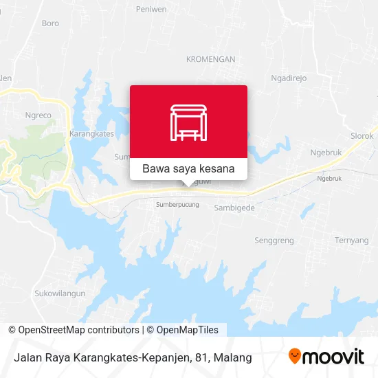 Peta Jalan Raya Karangkates-Kepanjen, 81