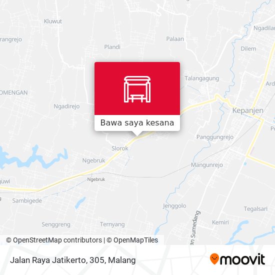 Peta Jalan Raya Jatikerto, 305