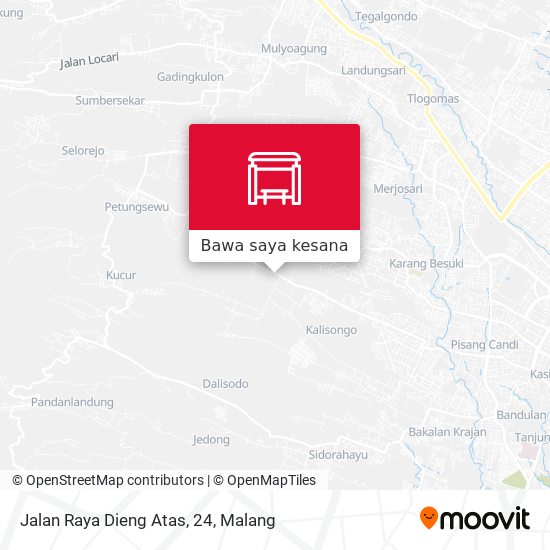 Peta Jalan Raya Dieng Atas, 24