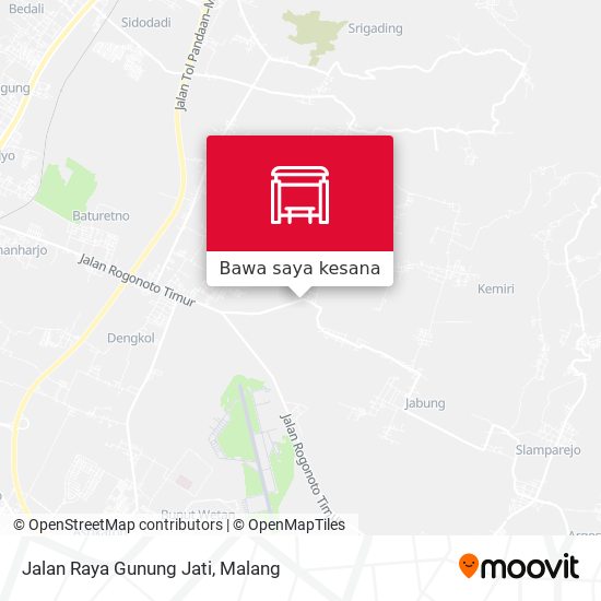 Peta Jalan Raya Gunung Jati