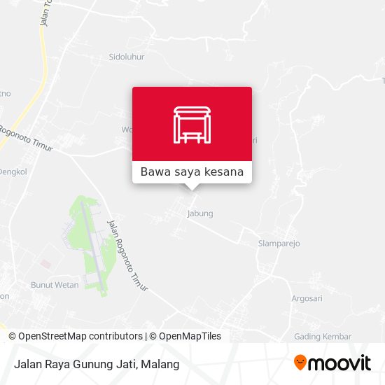 Peta Jalan Raya Gunung Jati