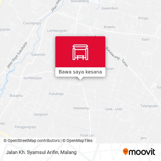 Peta Jalan Kh. Syamsul Arifin