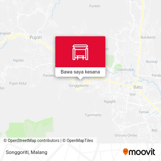 Peta Songgoriti