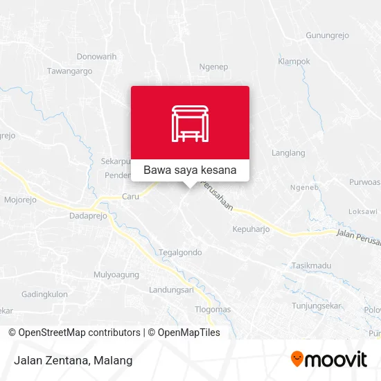 Peta Jalan Zentana